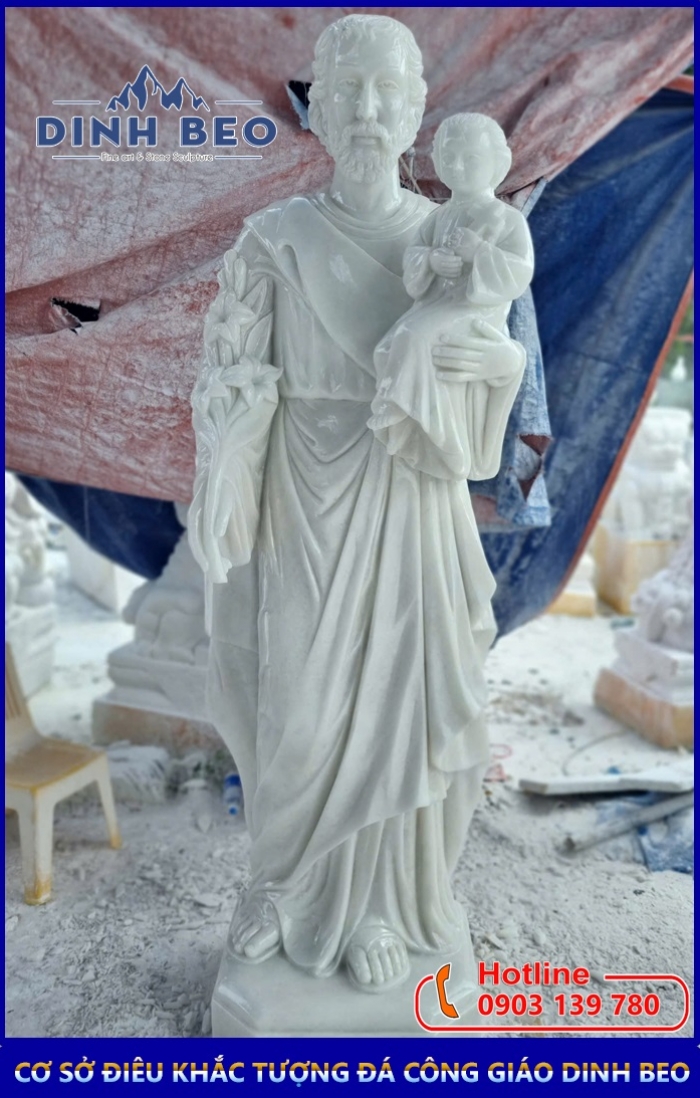 Tượng Đá Thánh Giuse Bồng Chúa