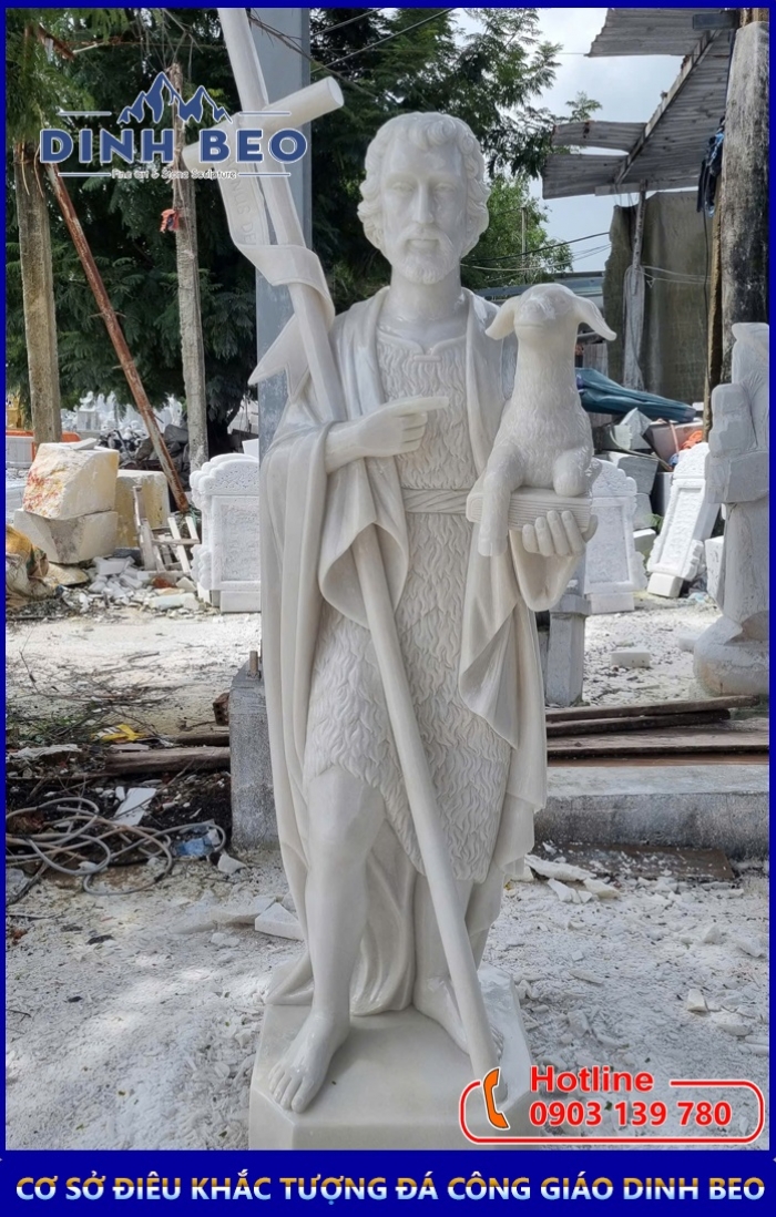 Tượng Chúa Chiên Lành Bằng Đá