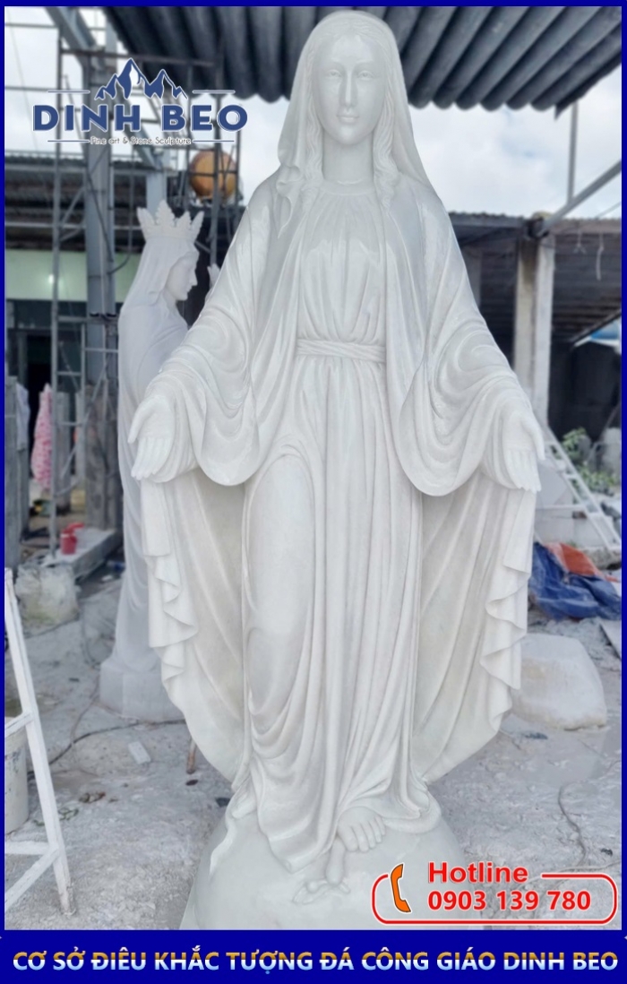 Mẫu Tượng Đá Đức Mẹ Ban Ơn 