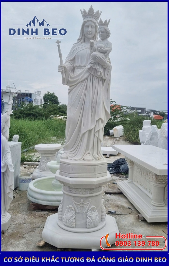 Tượng Đá Đức Mẹ Hằng Cứu Giúp